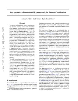 MotherNet: Fast Training and Inference via Hyper-Network Transformers