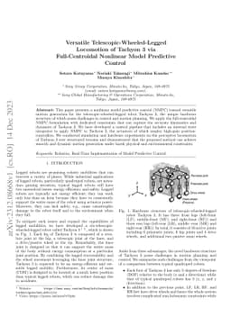 Versatile Telescopic-Wheeled-Legged Locomotion of Tachyon 3 via
  Full-Centroidal Nonlinear Model Predictive Control