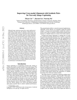 Improving Cross-modal Alignment with Synthetic Pairs for Text-only Image
  Captioning