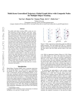 Multi-Scene Generalized Trajectory Global Graph Solver with Composite
  Nodes for Multiple Object Tracking