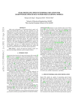 STaR: Distilling Speech Temporal Relation for Lightweight Speech
  Self-Supervised Learning Models