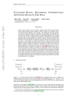 Successor Heads: Recurring, Interpretable Attention Heads In The Wild