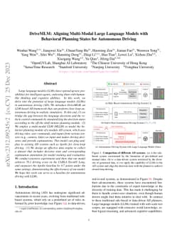 DriveMLM: Aligning Multi-Modal Large Language Models with Behavioral
  Planning States for Autonomous Driving