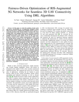 Fairness-Driven Optimization of RIS-Augmented 5G Networks for Seamless
  3D UAV Connectivity Using DRL Algorithms