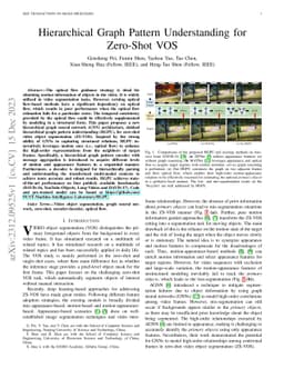 Hierarchical Graph Pattern Understanding for Zero-Shot VOS