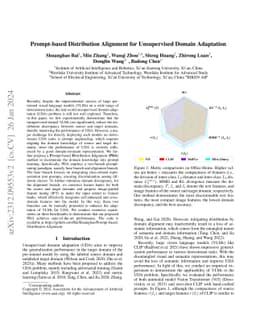 Prompt-based Distribution Alignment for Unsupervised Domain Adaptation