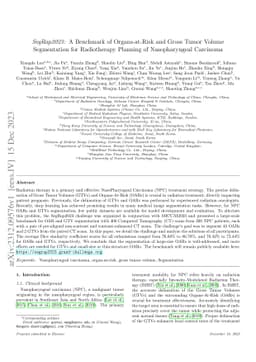 SegRap2023: A Benchmark of Organs-at-Risk and Gross Tumor Volume
  Segmentation for Radiotherapy Planning of Nasopharyngeal Carcinoma