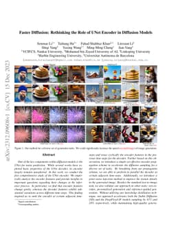 Faster Diffusion: Rethinking the Role of UNet Encoder in Diffusion
  Models