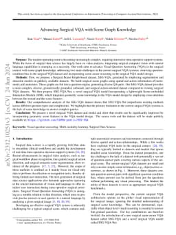 Advancing Surgical VQA with Scene Graph Knowledge