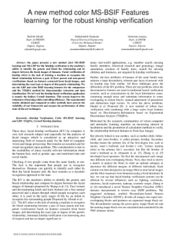 A new method color MS-BSIF Features learning for the robust kinship
  verification