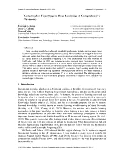 Catastrophic Forgetting in Deep Learning: A Comprehensive Taxonomy