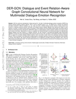 DER-GCN: Dialogue and Event Relation-Aware Graph Convolutional Neural
  Network for Multimodal Dialogue Emotion Recognition