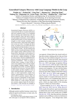 Generalized Category Discovery with Large Language Models in the Loop