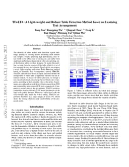 TDeLTA: A Light-weight and Robust Table Detection Method based on
  Learning Text Arrangement