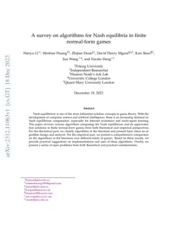 A survey on algorithms for Nash equilibria in finite normal-form games