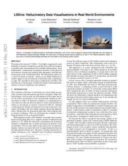 LSDvis: Hallucinatory Data Visualisations in Real World Environments