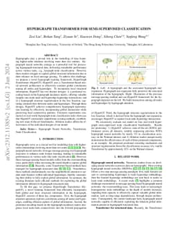 Hypergraph Transformer for Semi-Supervised Classification