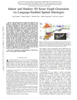 Indoor and Outdoor 3D Scene Graph Generation via Language-Enabled
  Spatial Ontologies