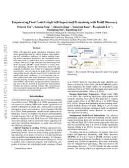 Empowering Dual-Level Graph Self-Supervised Pretraining with Motif
  Discovery