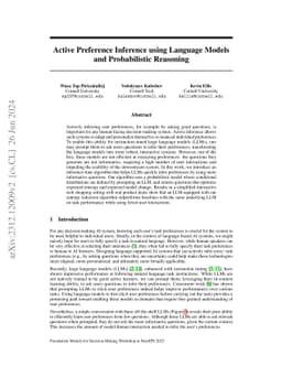 Active Preference Inference using Language Models and Probabilistic
  Reasoning