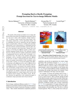 Prompting Hard or Hardly Prompting: Prompt Inversion for Text-to-Image
  Diffusion Models