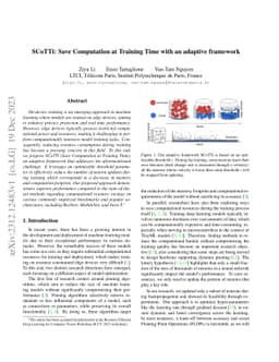 SCoTTi: Save Computation at Training Time with an adaptive framework