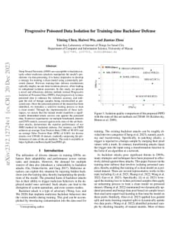 Progressive Poisoned Data Isolation for Training-time Backdoor Defense