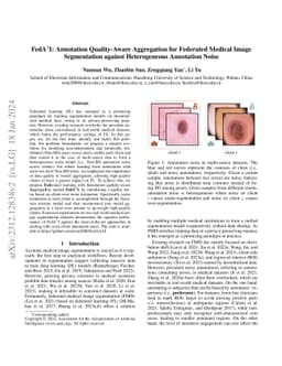 FedA3I: Annotation Quality-Aware Aggregation for Federated Medical Image
  Segmentation against Heterogeneous Annotation Noise