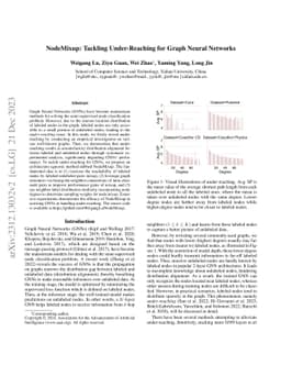 NodeMixup: Tackling Under-Reaching for Graph Neural Networks