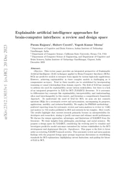 Explainable artificial intelligence approaches for brain-computer
  interfaces: a review and design space
