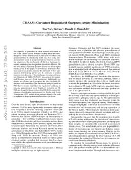 CR-SAM: Curvature Regularized Sharpness-Aware Minimization