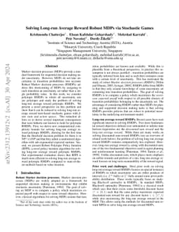 Solving Long-run Average Reward Robust MDPs via Stochastic Games