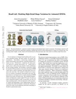 HeadCraft: Modeling High-Detail Shape Variations for Animated 3DMMs