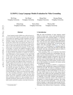 LLM4VG: Large Language Models Evaluation for Video Grounding