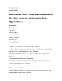Bridging AI and Clinical Practice: Integrating Automated Sleep Scoring
  Algorithm with Uncertainty-Guided Physician Review