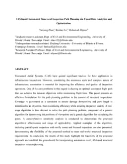 UAS-based Automated Structural Inspection Path Planning via Visual Data
  Analytics and Optimization