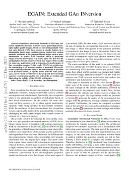 EGAIN: Extended GAn INversion