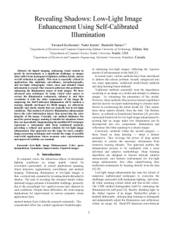 Revealing Shadows: Low-Light Image Enhancement Using Self-Calibrated
  Illumination