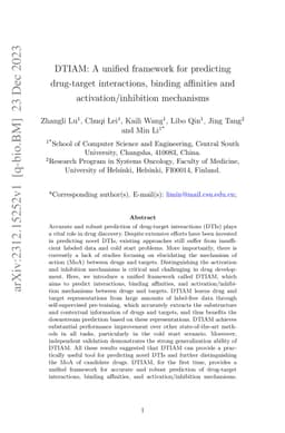 DTIAM: A unified framework for predicting drug-target interactions,
  binding affinities and activation/inhibition mechanisms