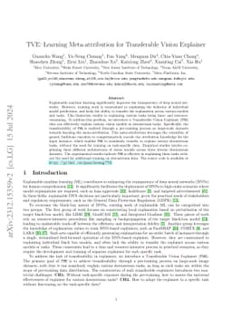TVE: Learning Meta-attribution for Transferable Vision Explainer