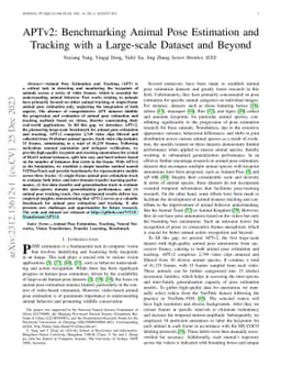 APTv2: Benchmarking Animal Pose Estimation and Tracking with a
  Large-scale Dataset and Beyond