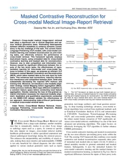 Masked Contrastive Reconstruction for Cross-modal Medical Image-Report
  Retrieval