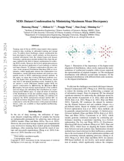 M3D: Dataset Condensation by Minimizing Maximum Mean Discrepancy