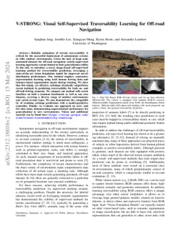 V-STRONG: Visual Self-Supervised Traversability Learning for Off-road
  Navigation