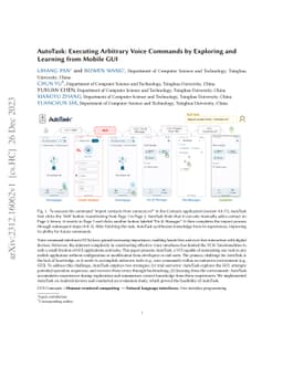 AutoTask: Executing Arbitrary Voice Commands by Exploring and Learning
  from Mobile GUI