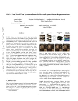 fMPI: Fast Novel View Synthesis in the Wild with Layered Scene
  Representations