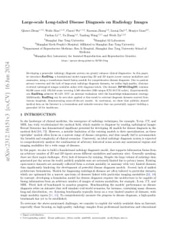 Large-scale Long-tailed Disease Diagnosis on Radiology Images