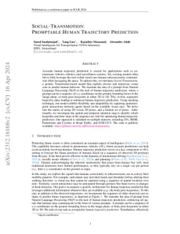 Social-Transmotion: Promptable Human Trajectory Prediction