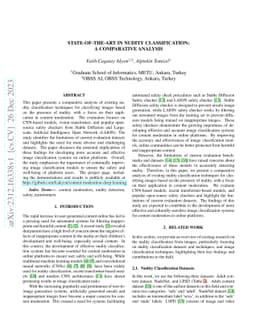 State-of-the-Art in Nudity Classification: A Comparative Analysis