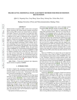 Frame-level emotional state alignment method for speech emotion
  recognition